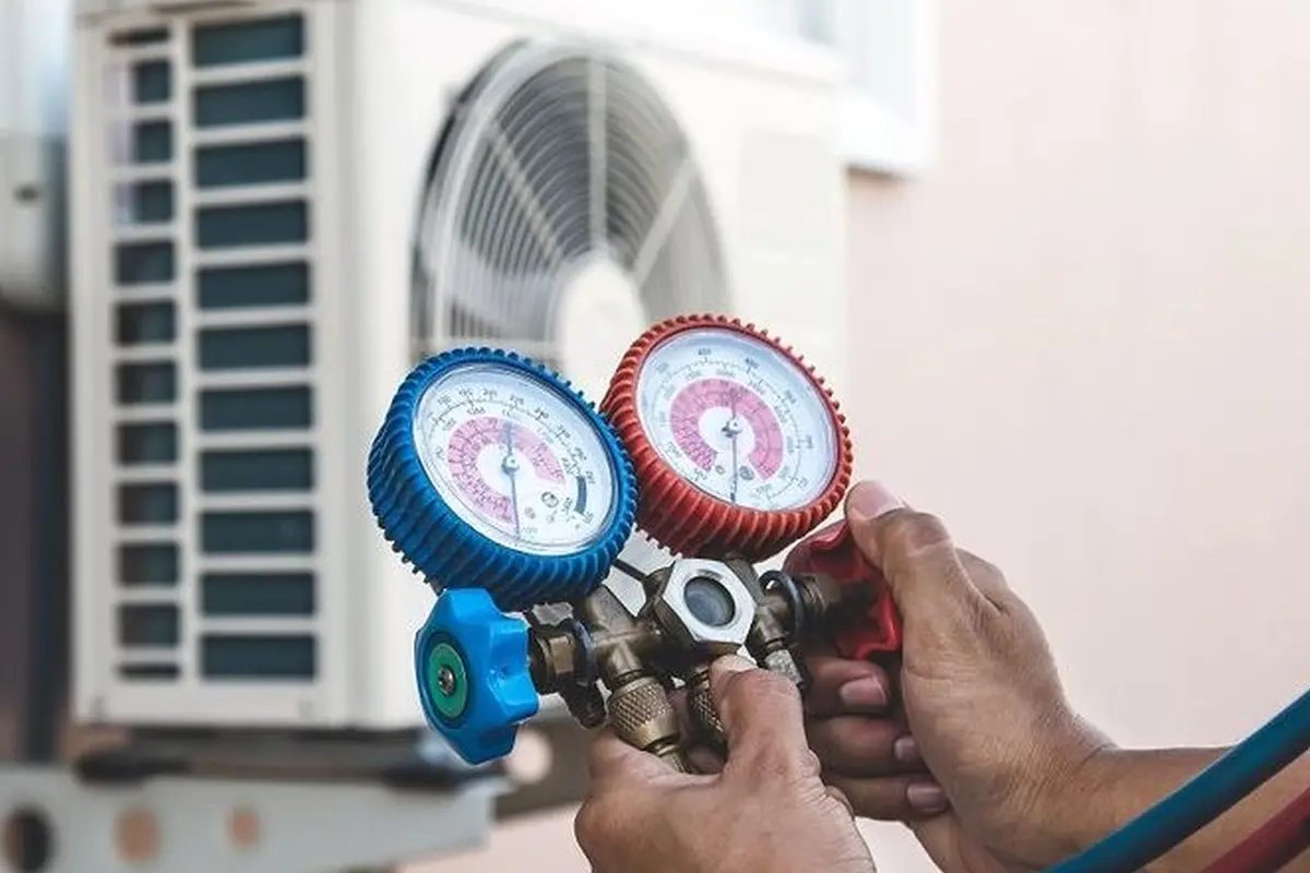 Electric Furnace Repair in Barnes Park Monterey Park CA — pressure gauges during furnace service