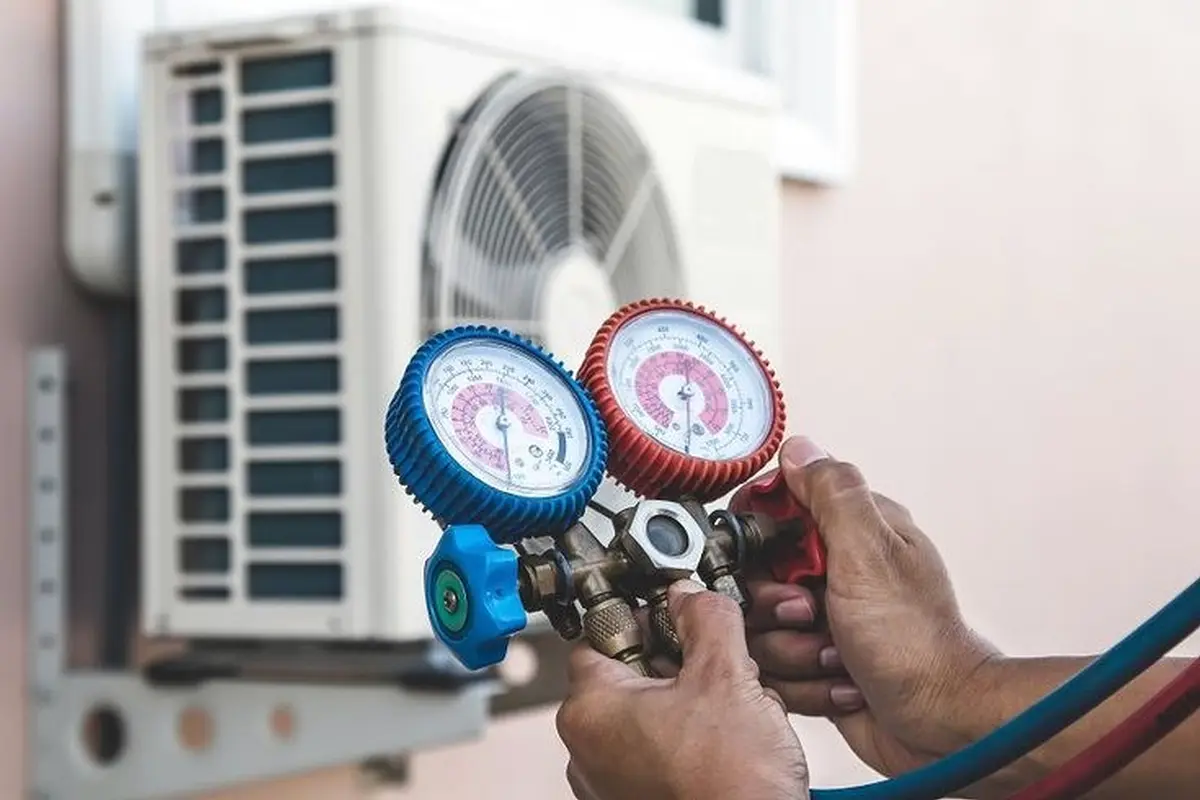Electric Furnace Repair in Midwick Monterey Park CA — pressure gauges during furnace service