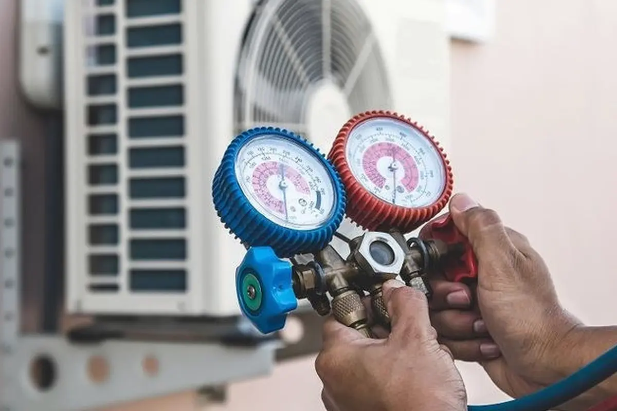 Electric Furnace Repair in Monterey Highlands Monterey Park CA — pressure gauges during furnace service