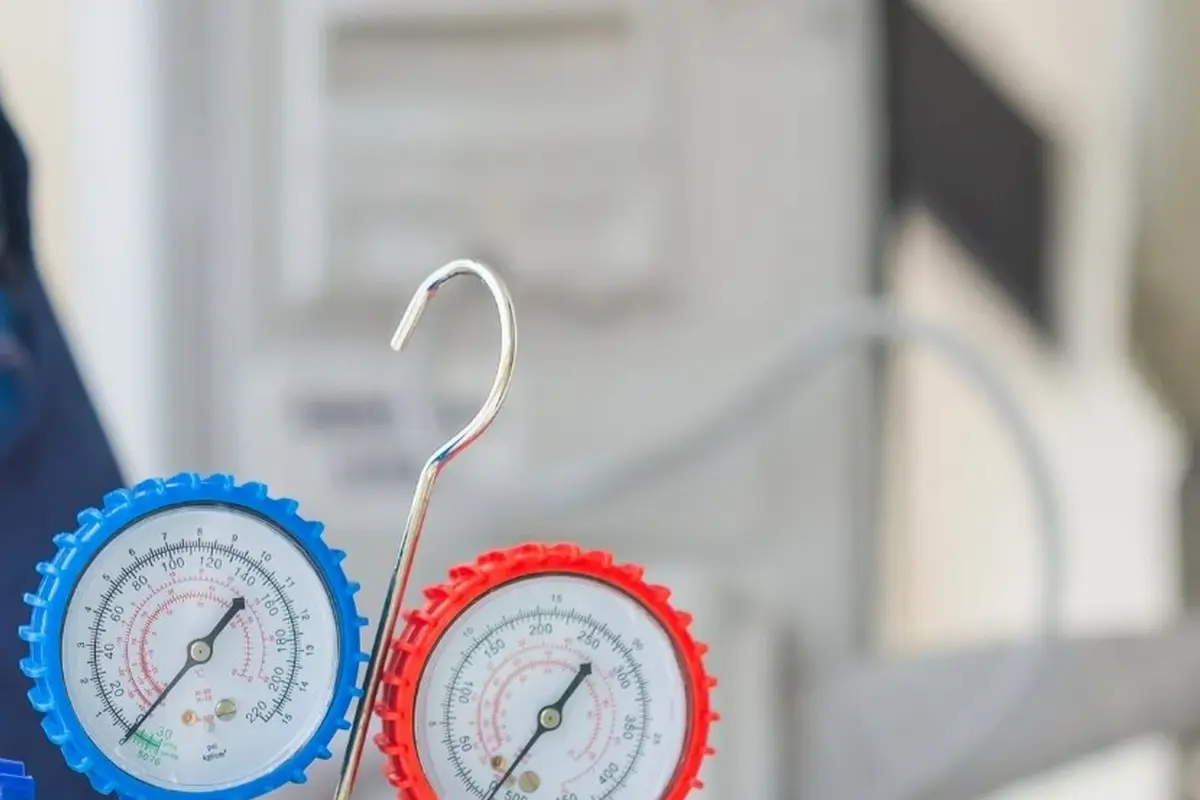 Electric Furnace Repair in North Monterey Park Monterey Park CA — pressure gauges during furnace service