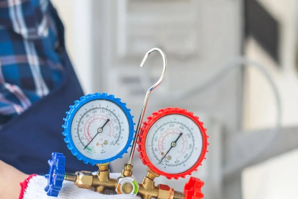 Electric Furnace Repair in Sequoia Monterey Park CA — pressure gauges during furnace service