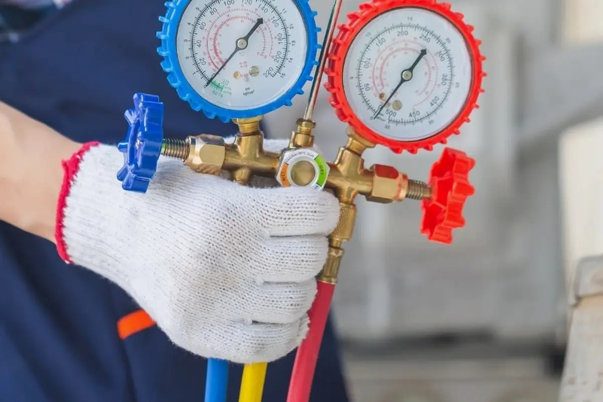 Emergency Furnace Repair in Brightwood Monterey Park CA — pressure gauges during furnace service