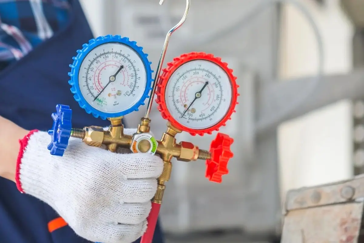 Emergency Furnace Repair in Monterey Highlands Monterey Park CA — pressure gauges during furnace service