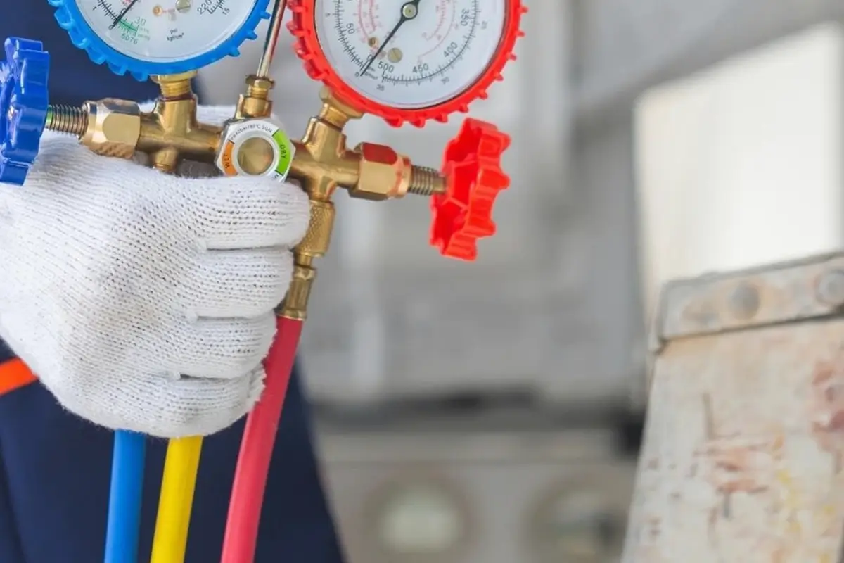 Emergency Furnace Repair in North Monterey Park Monterey Park CA — pressure gauges during furnace service