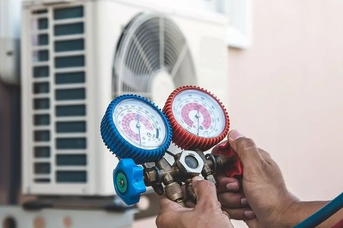 Furnace Blower Motor Repair in Monterey Highlands Monterey Park CA — pressure gauges during furnace service
