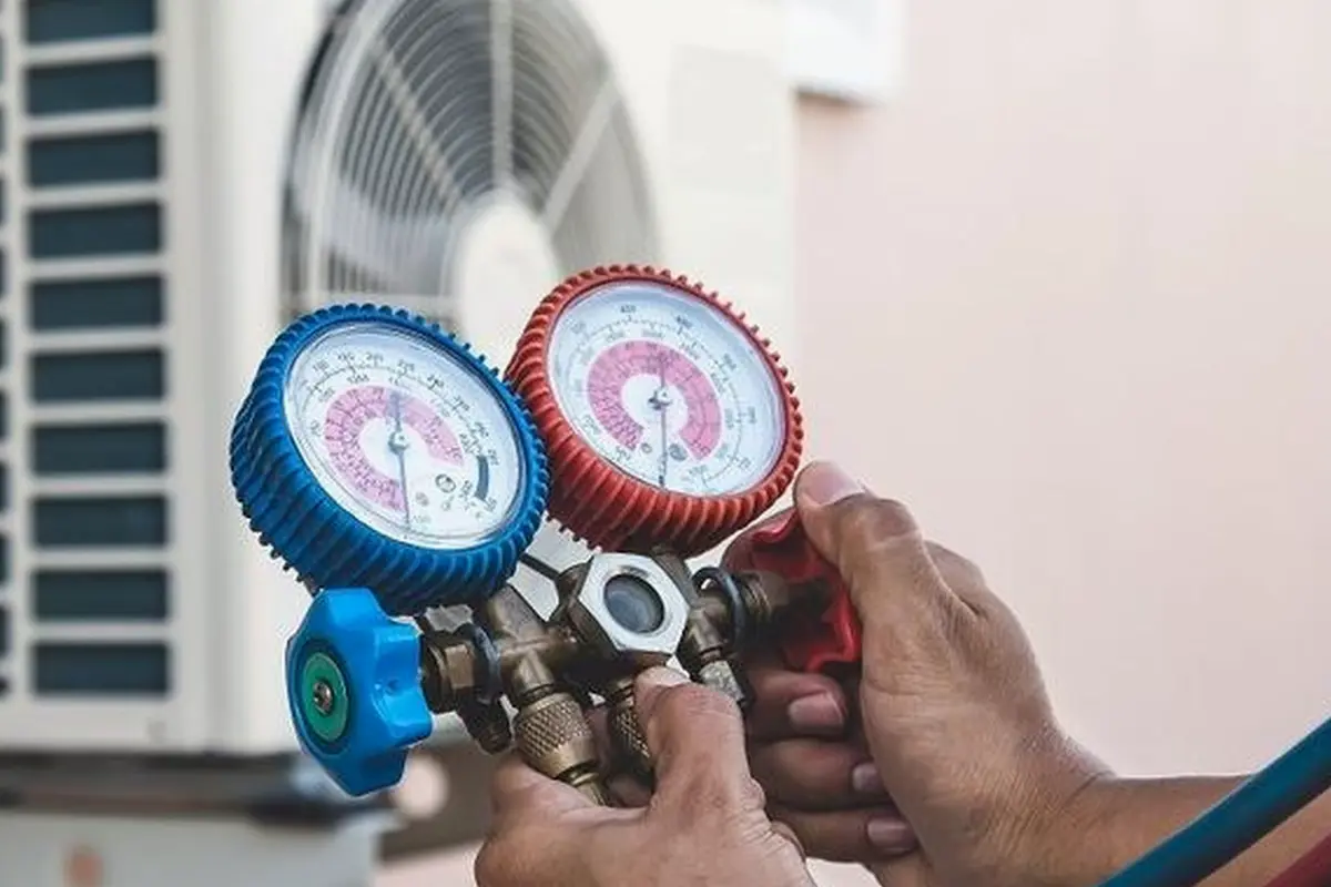 Furnace Igniter Replacement in Ramona Acres Monterey Park CA — pressure gauges during furnace service