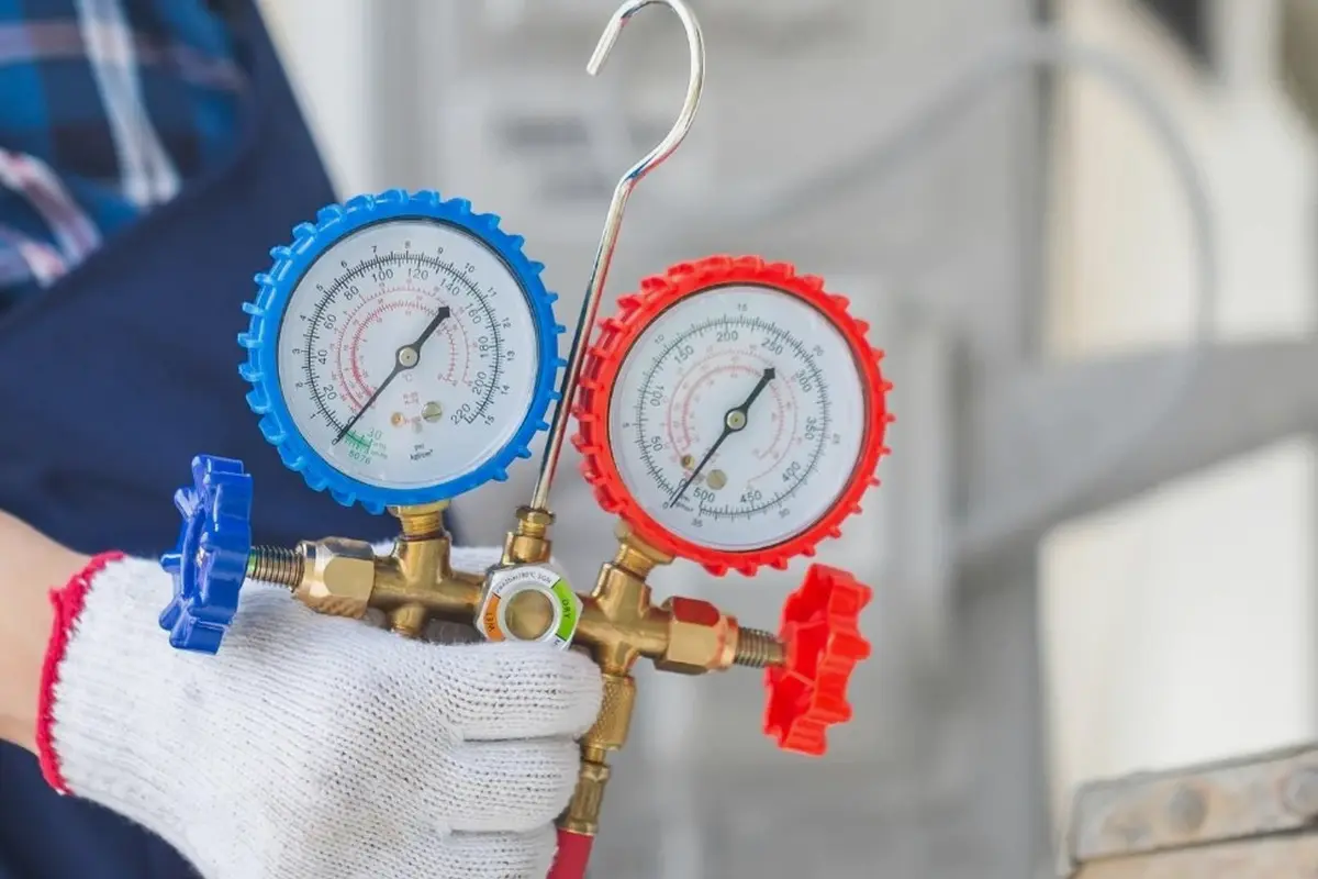 Furnace Igniter Replacement in Sequoia Monterey Park CA — pressure gauges during furnace service