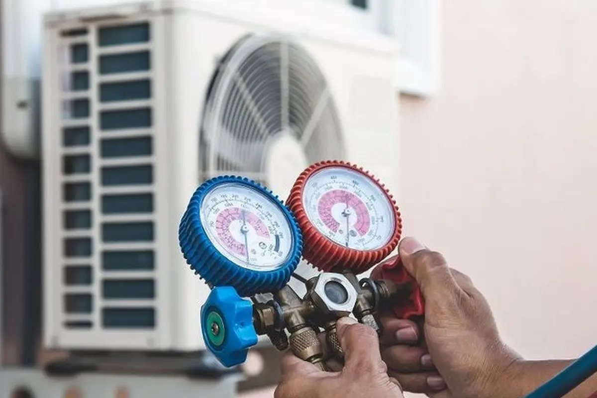 Furnace Installation & Replacement in Brightwood Monterey Park CA — pressure gauges during furnace service