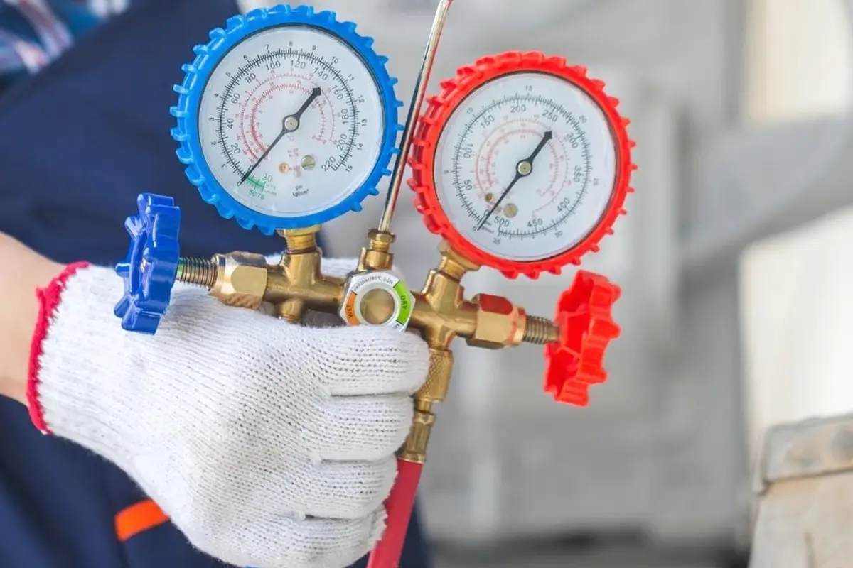 Furnace Installation & Replacement in Downtown Monterey Park Monterey Park CA — pressure gauges during furnace service