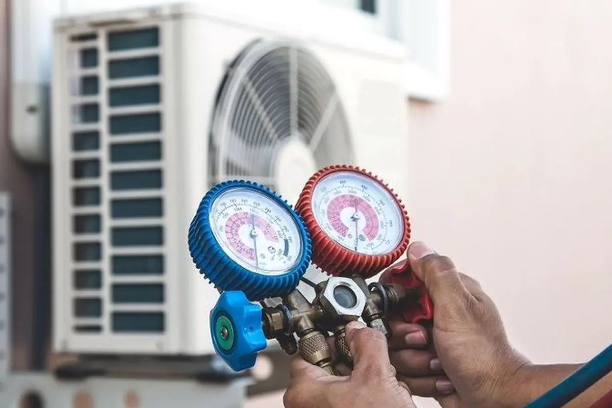 Furnace Installation & Replacement in Garvey Ranch Monterey Park CA — pressure gauges during furnace service
