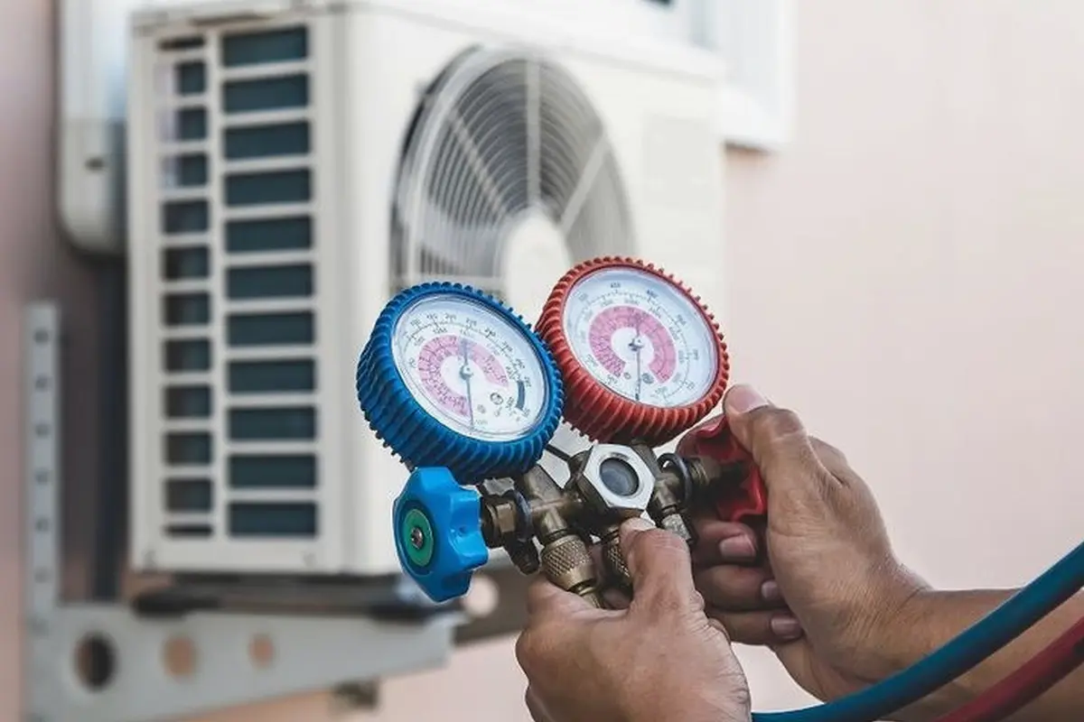 Furnace Maintenance & Tune-Up in Monterey Highlands Monterey Park CA — pressure gauges during furnace service