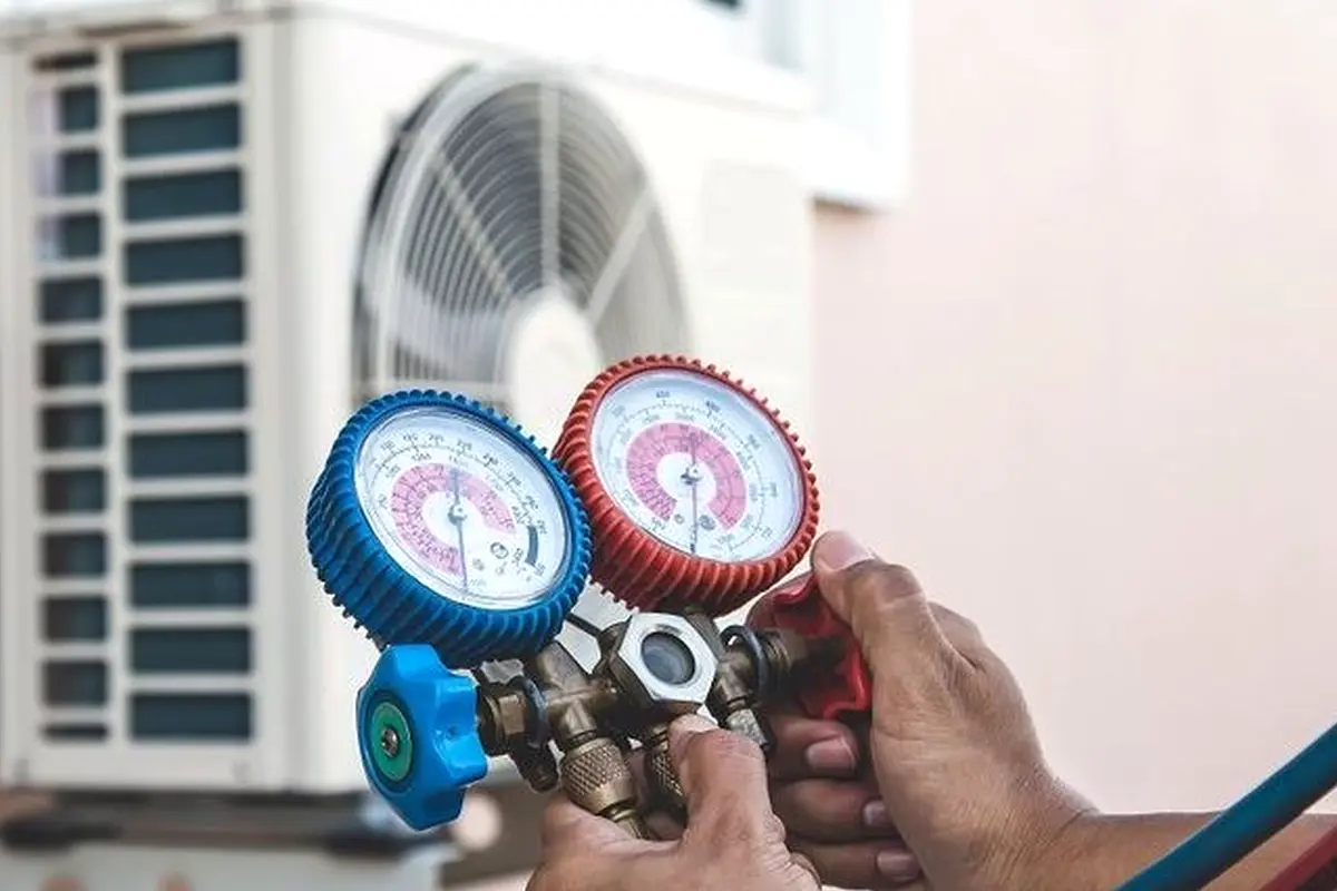 Gas Furnace Repair in Midwick Monterey Park CA — pressure gauges during furnace service