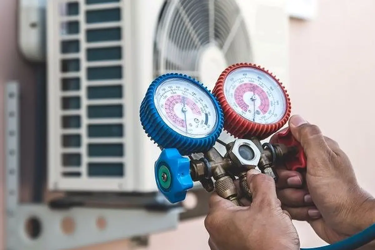 Heat Exchanger Repair in Barnes Park Monterey Park CA — pressure gauges during furnace service