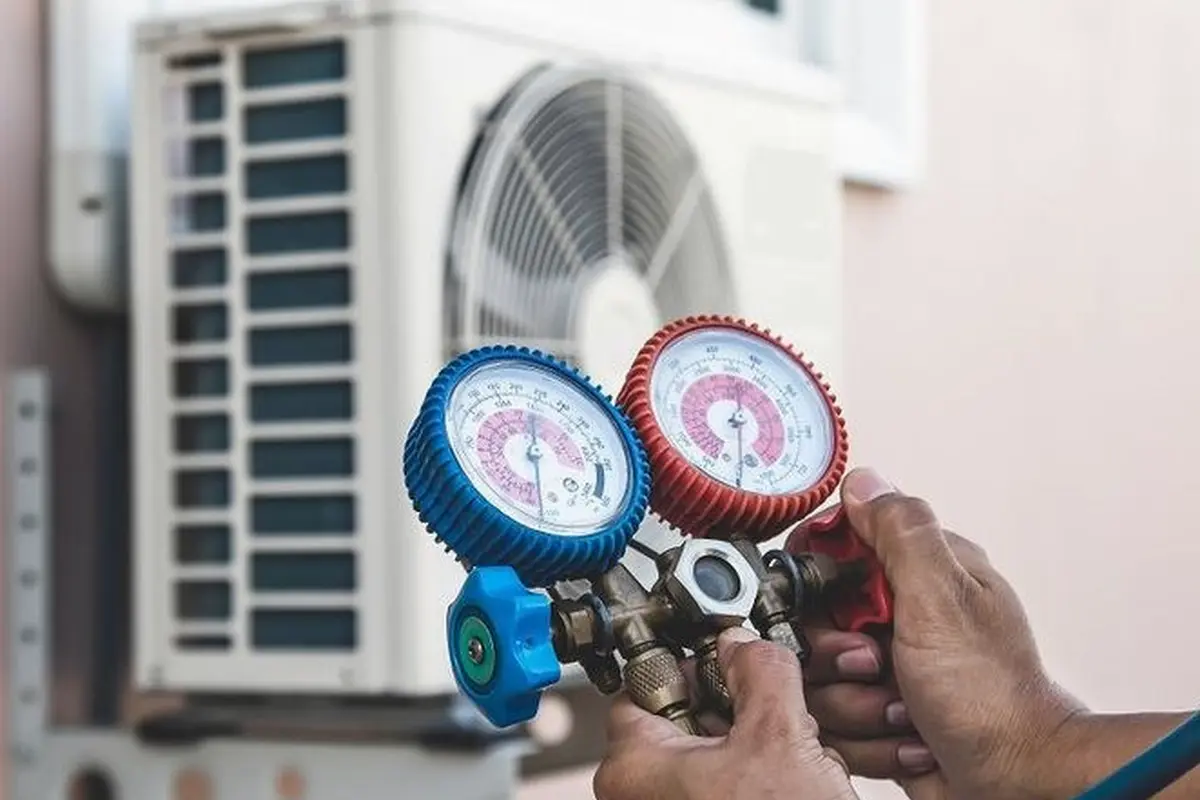 Thermostat Repair & Replacement in Monterey Highlands Monterey Park CA — pressure gauges during furnace service