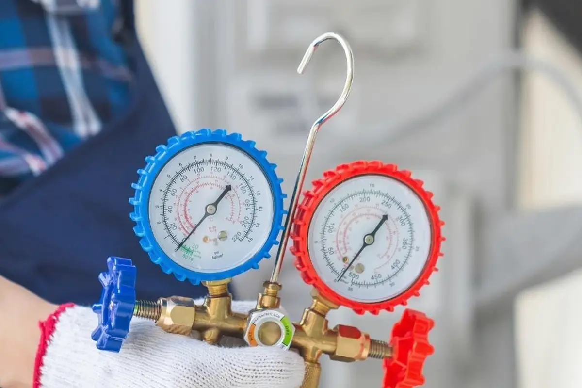 Wall Furnace Repair in Downtown Monterey Park Monterey Park CA — pressure gauges during furnace service