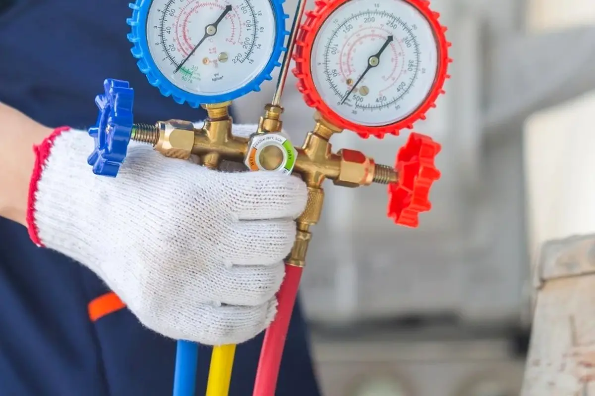 Wall Furnace Repair in Elder Park Monterey Park CA — pressure gauges during furnace service